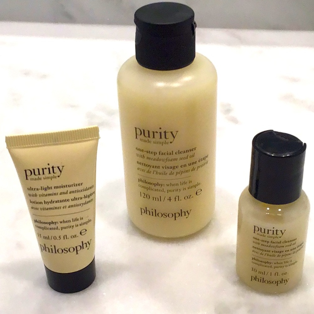 Purity by Philosophy 🌸 Cleanser & Moisturizer gift set